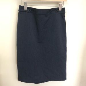 BNWOT Loft navy pencil skirt